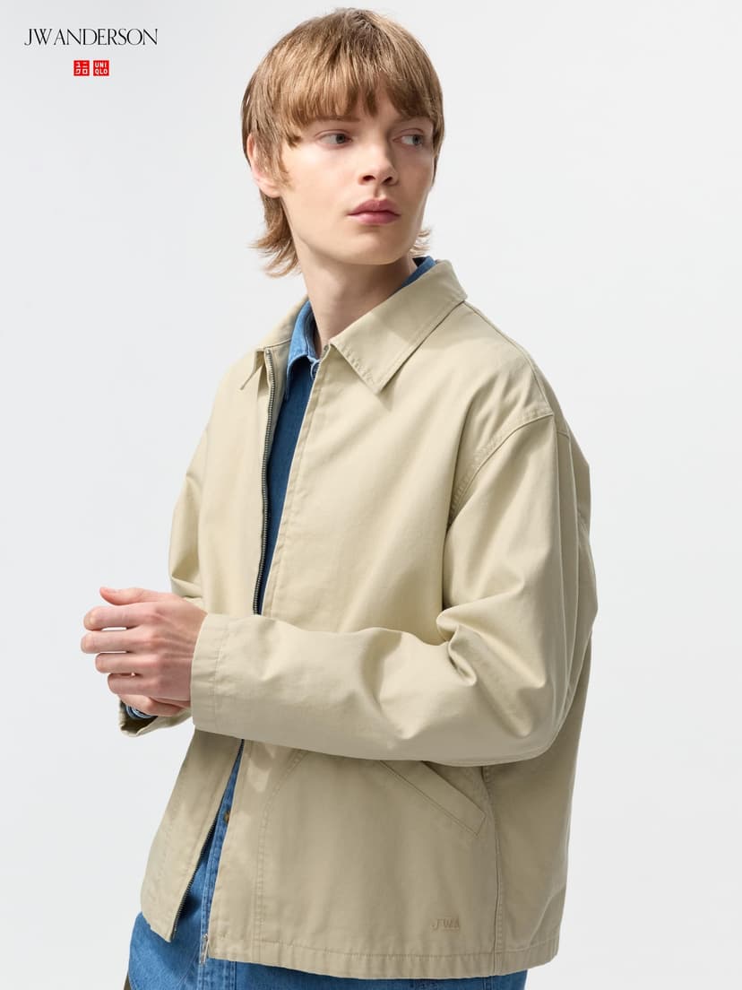 ジップアップブルゾン